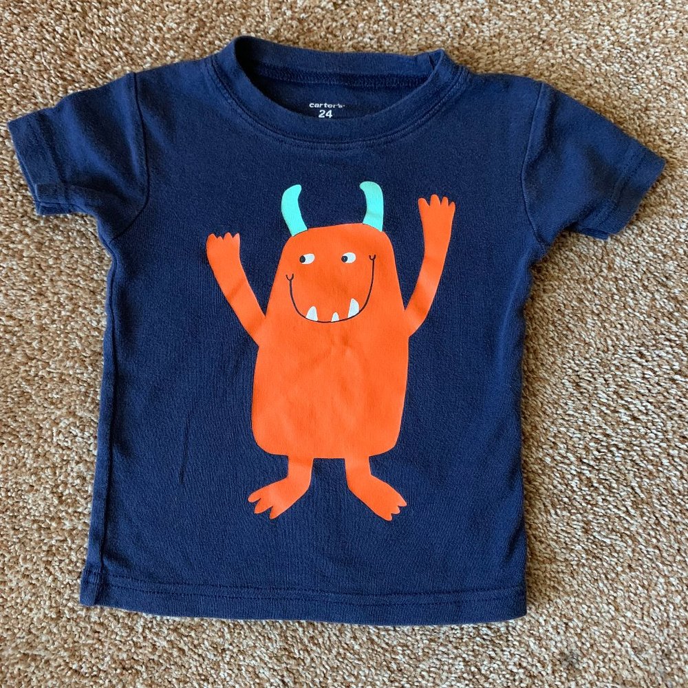 Carter's Monster short sleeve t-shirt 24M